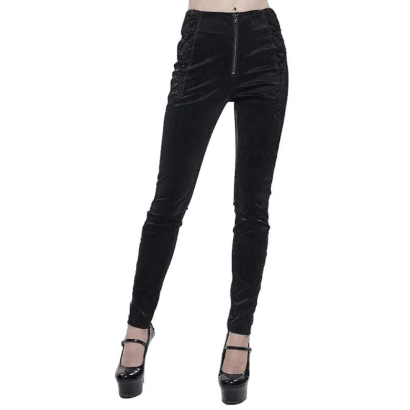 Gothic vintage-style steampunk trousers