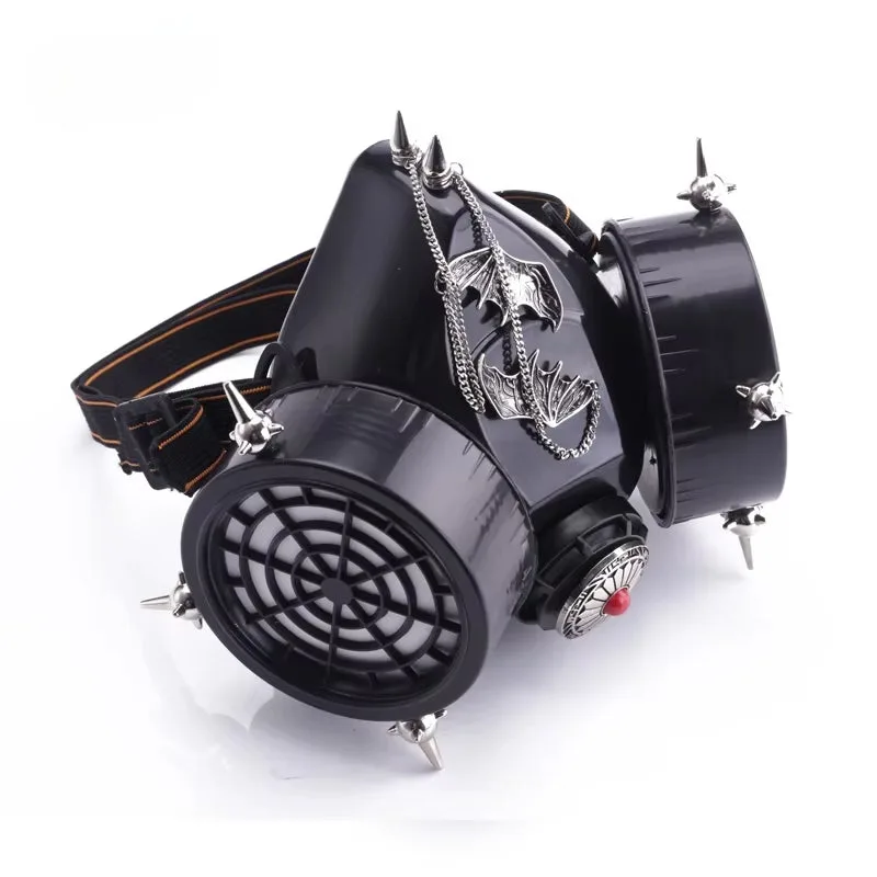 View 8 — Men’s steampunk mask — Gas costume accessory