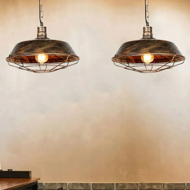 View 3 — Industrial steampunk pendant — Lamp Style