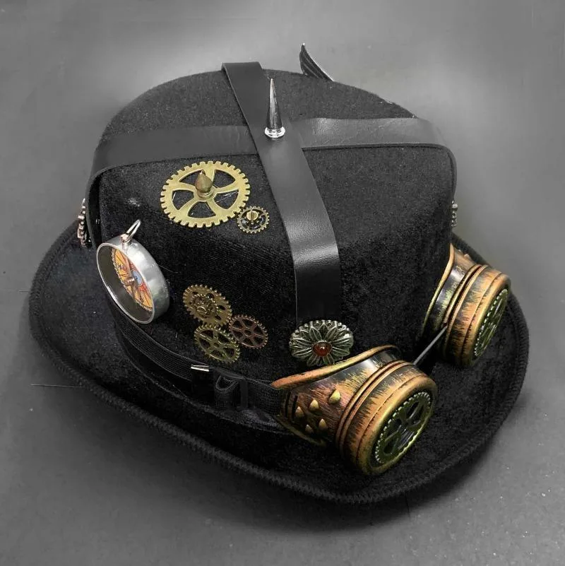 View 2 — Steampunk hat — customised