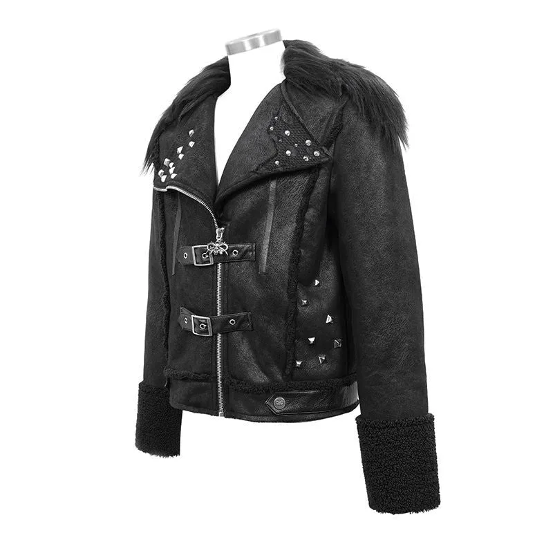 View 6 — Gothic steampunk jacket — punk decadent