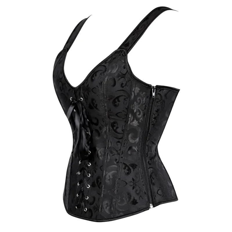View 3 — Women’s antique-style steampunk corset
