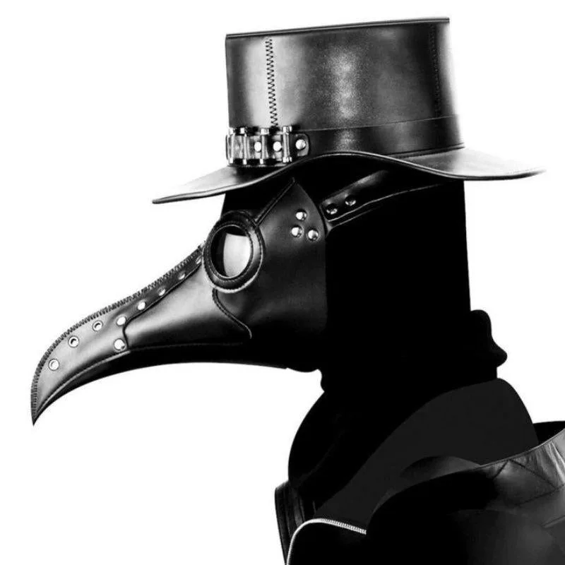 View 3 — Steampunk mask — plague black