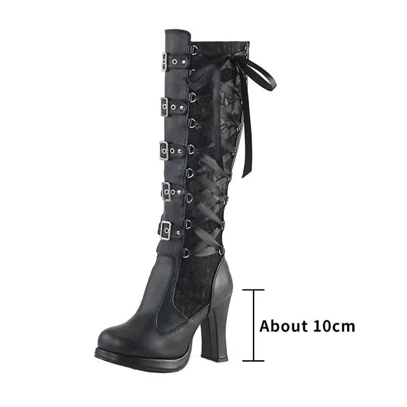 View 2 — Gothic steampunk boots