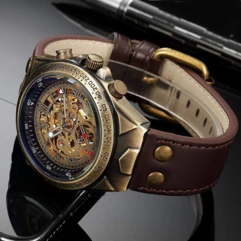 Steampunk watch — skeleton