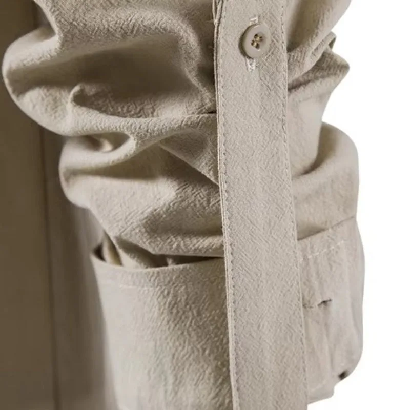 View 7 — Men’s steampunk shirt — collar lace