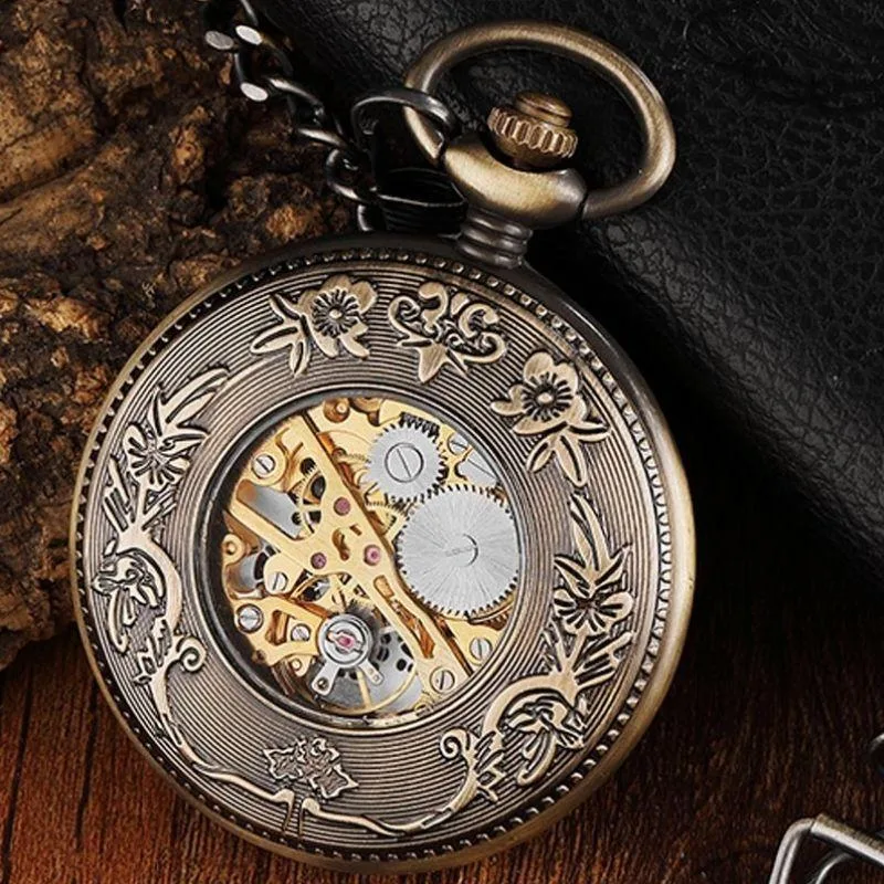 View 3 — Steampunk pocket watch — without battery