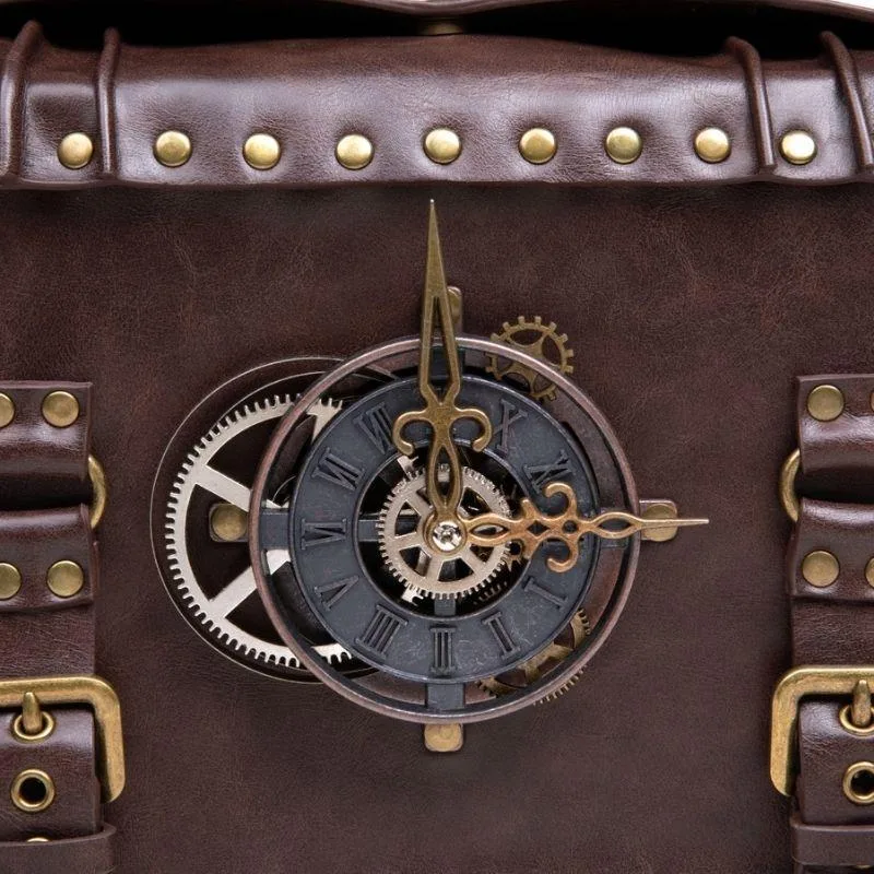 View 8 — Steampunk bag — EDISON with wallet