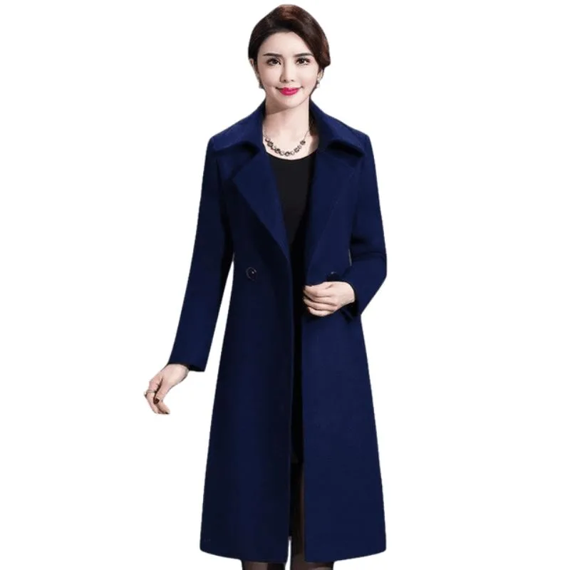 View 3 — Women’s vintage-style steampunk coat — long