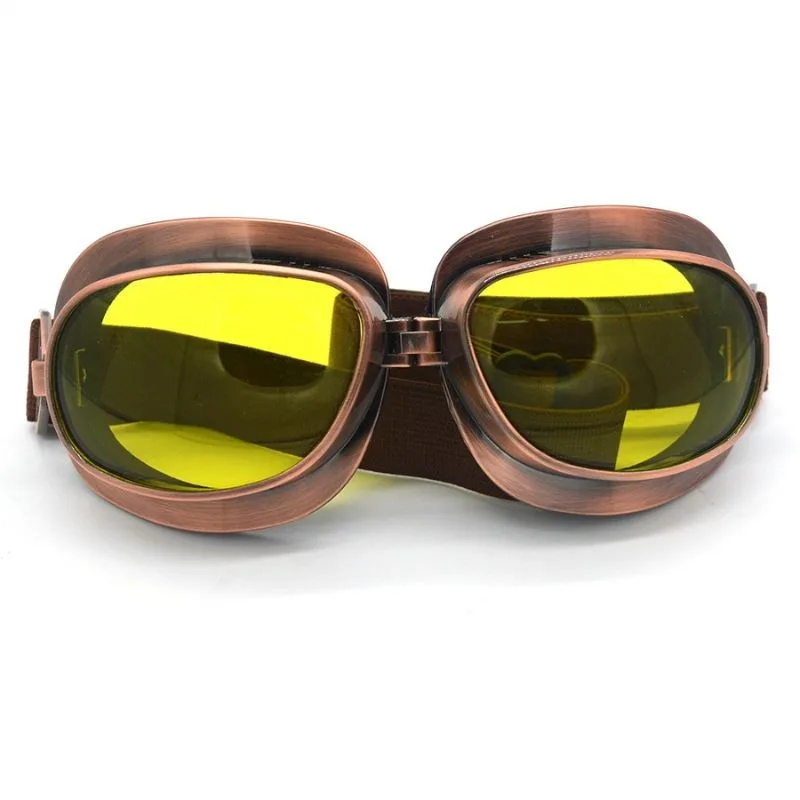 View 8 — Vintage-style steampunk glasses — aviator