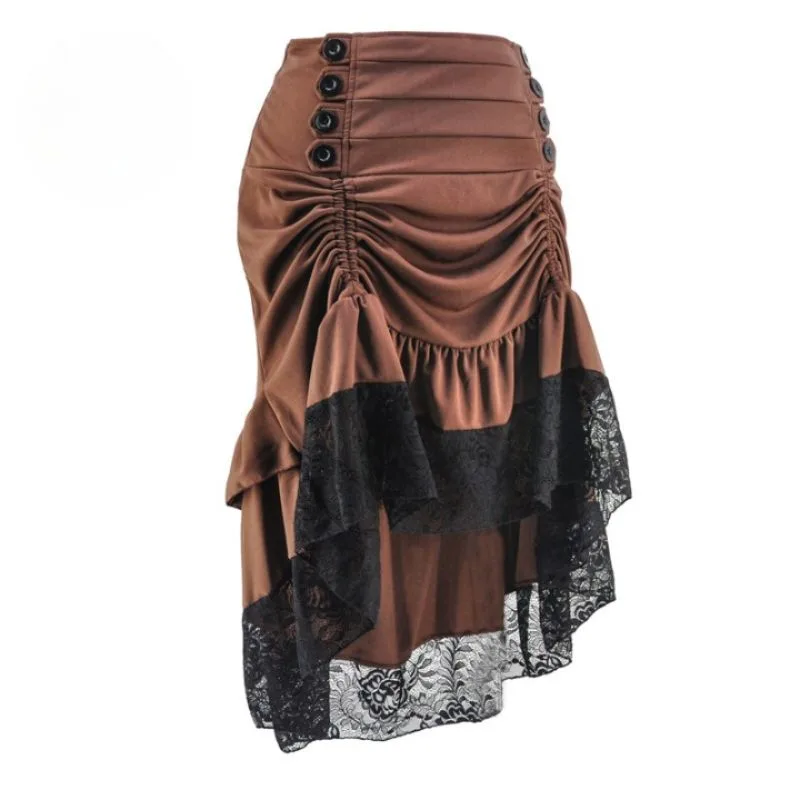 View 3 — Steampunk skirt — long Style