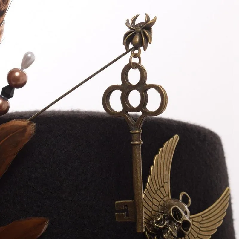 View 3 — Steampunk hat — 'explorer