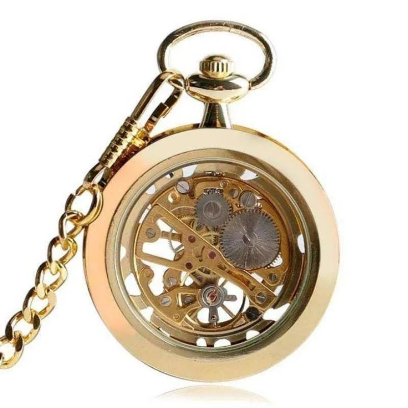 View 2 — Mechanical steampunk pocket watch — Ref. 6597462098005