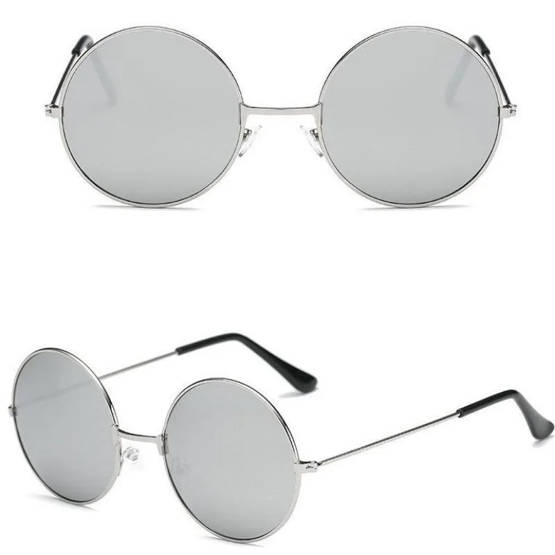 View 18 — Women’s vintage-style steampunk sunglasses — round