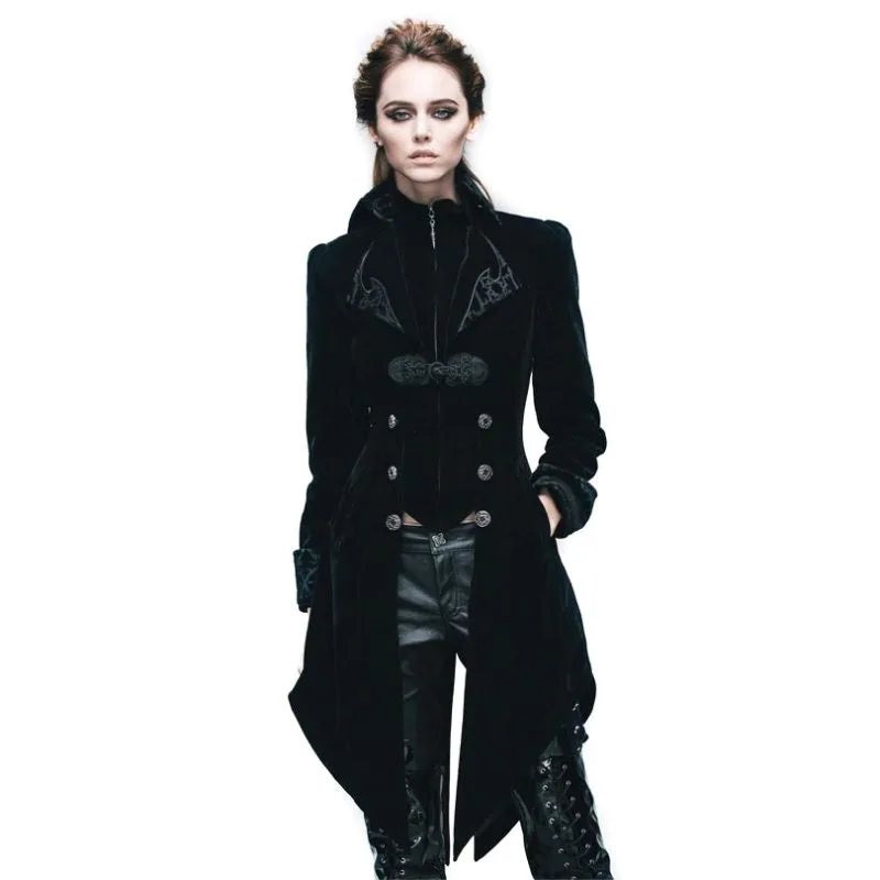 Steampunk jacket — black