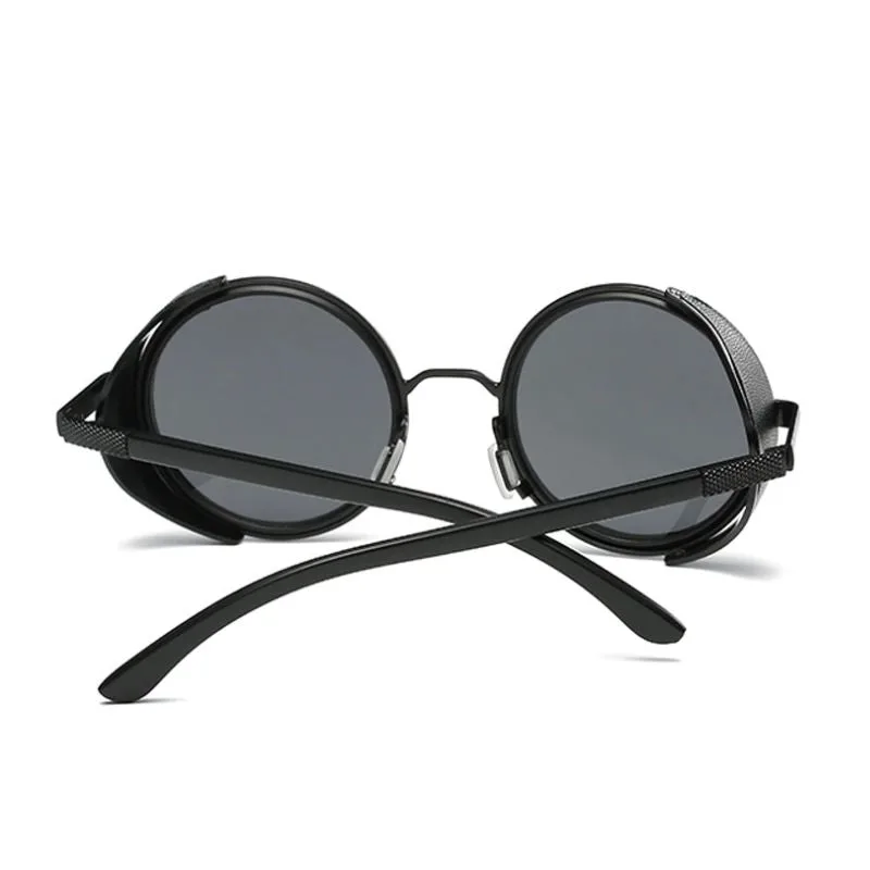 View 4 — Retro steampunk sunglasses — round