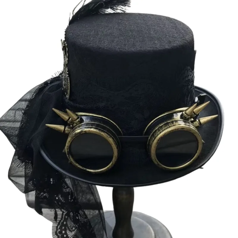 Steampunk hat — lace
