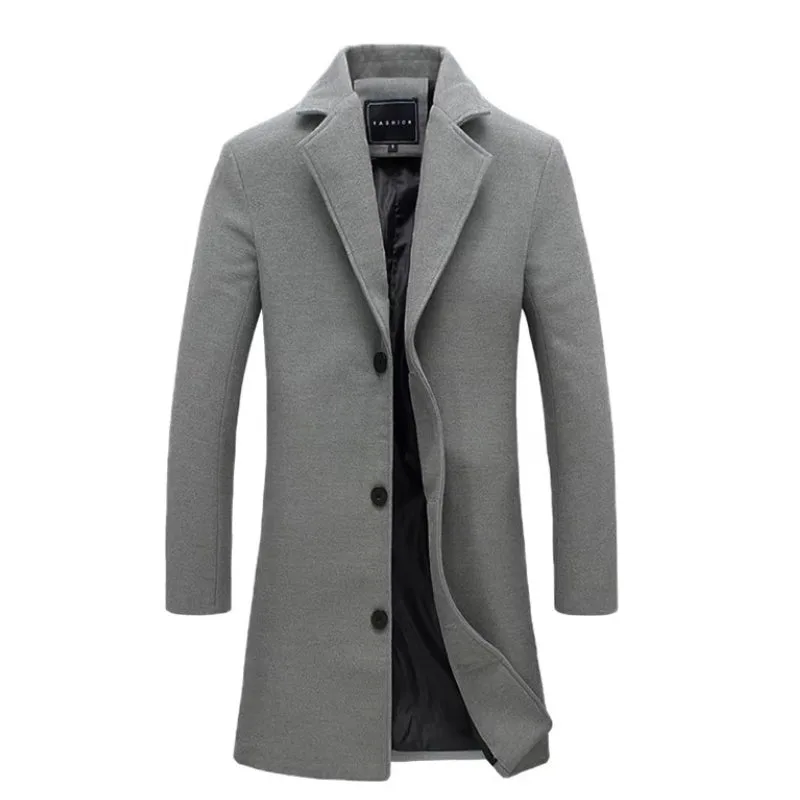 View 14 — Men’s steampunk coat — Pea long