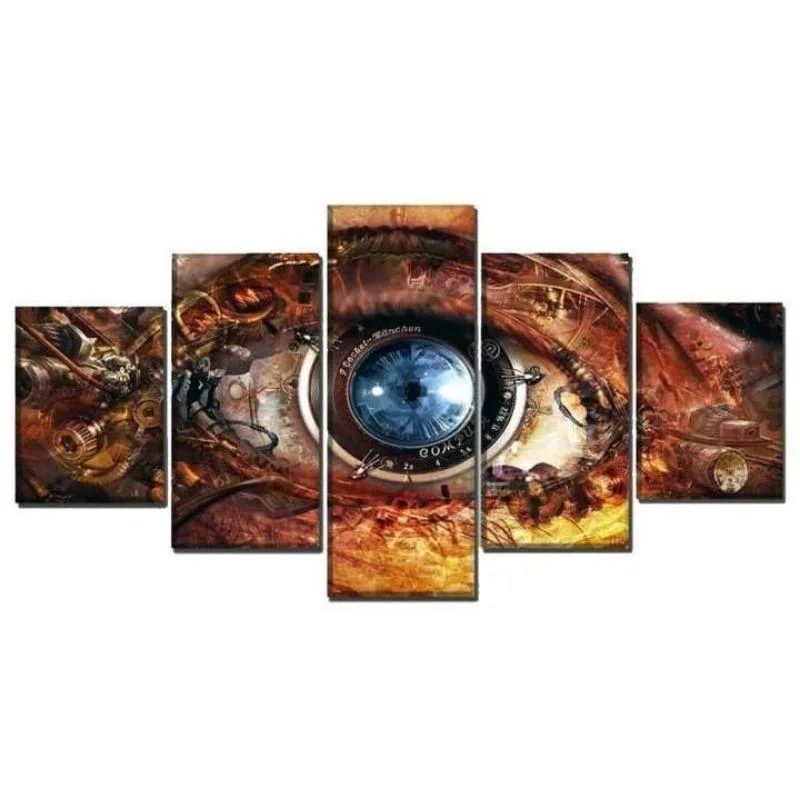 Steampunk wall art — eye