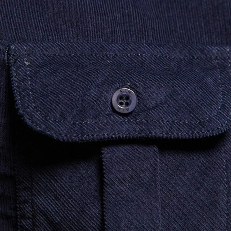 View 10 — Men’s steampunk shirt — velvet ribbed