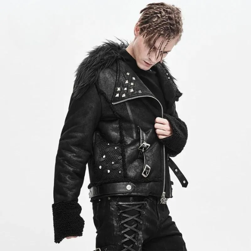View 2 — Gothic steampunk jacket — punk decadent