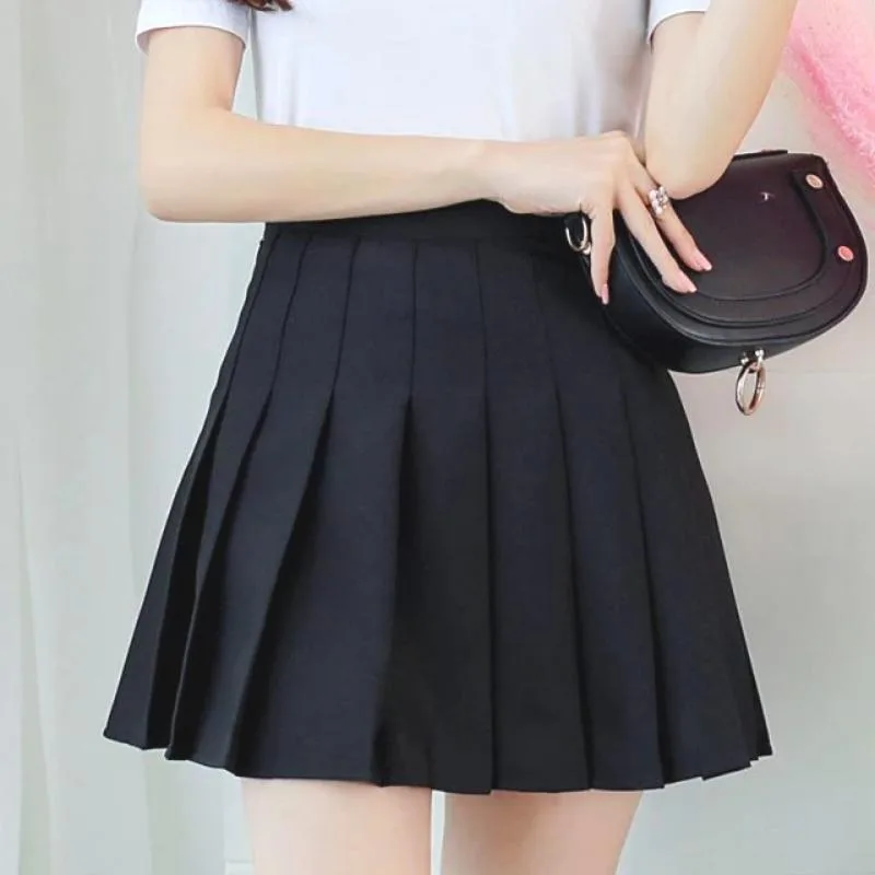 View 2 — Steampunk skirt — Mini pleated size high