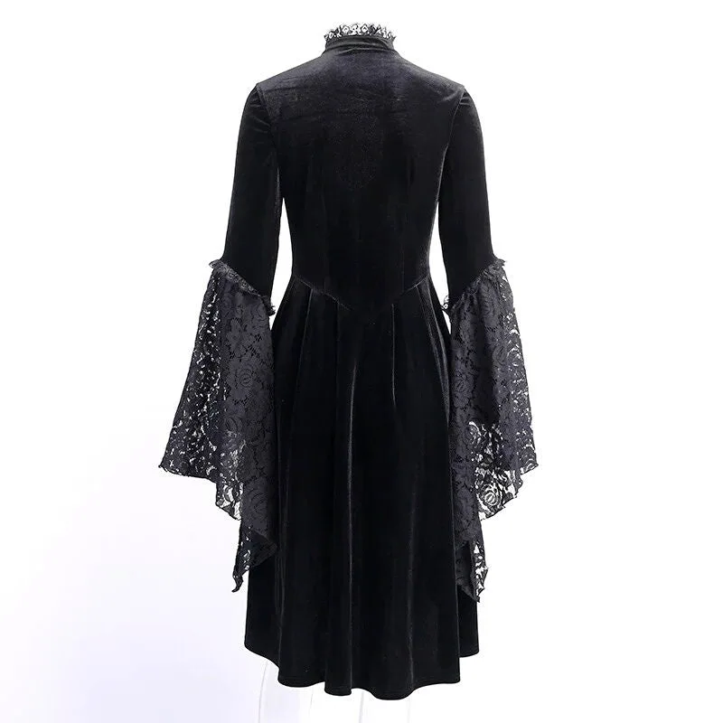 View 4 — Victorian gothic steampunk dress
