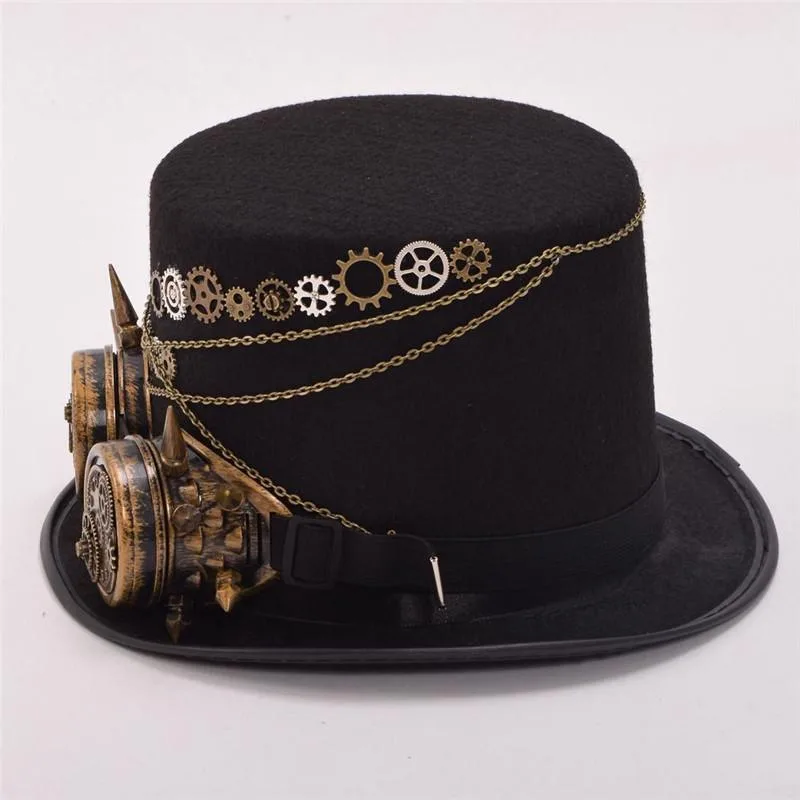 View 6 — Women’s steampunk top hat — Hat