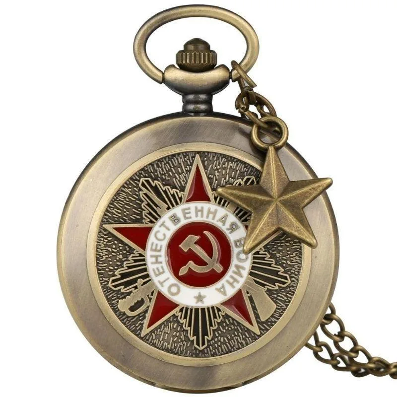 Steampunk watch — pocket Soviet