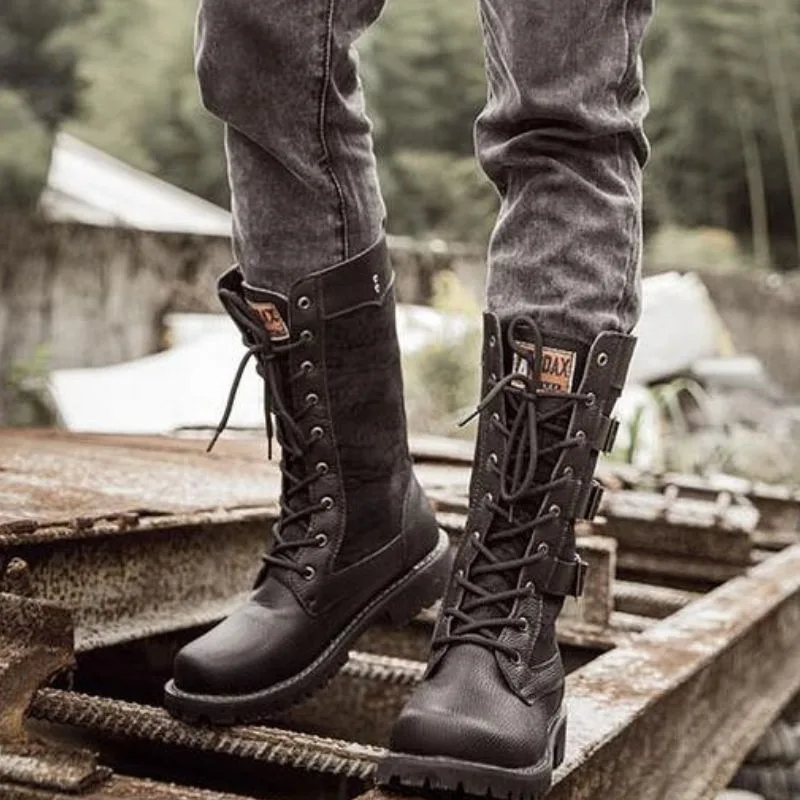 View 3 — Steampunk boots — motorcycle