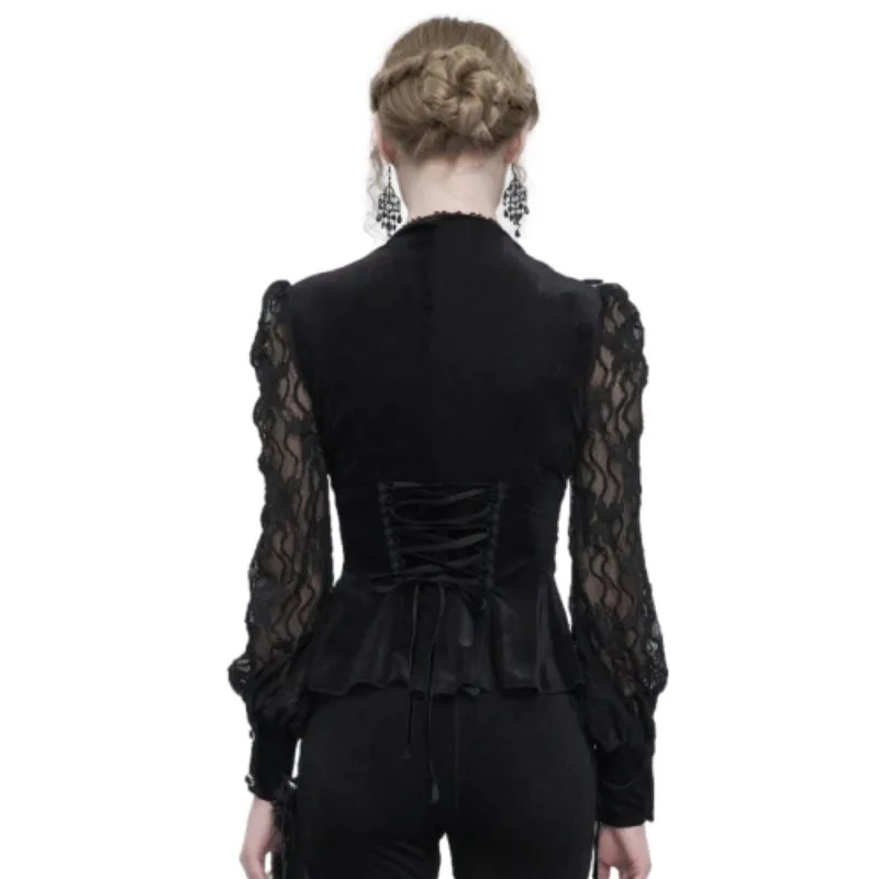View 5 — Women’s gothic steampunk blouse — Ref. 6632163180629
