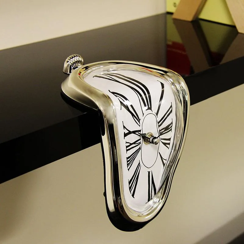 View 3 — Steampunk clock — melted Dali
