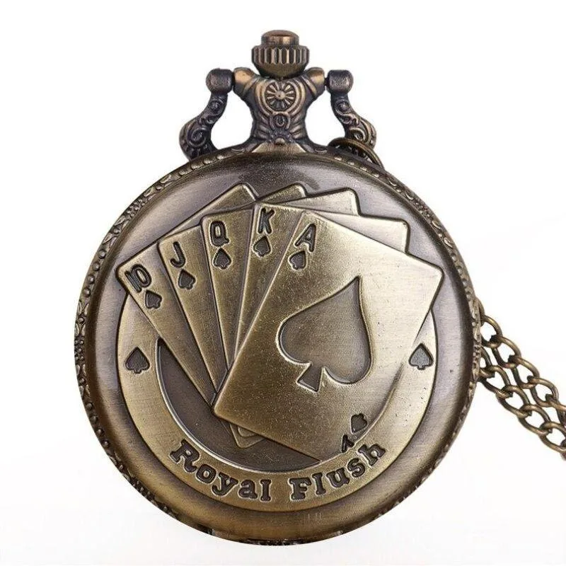 Steampunk pocket watch — Poker — Ref. 6607721988181