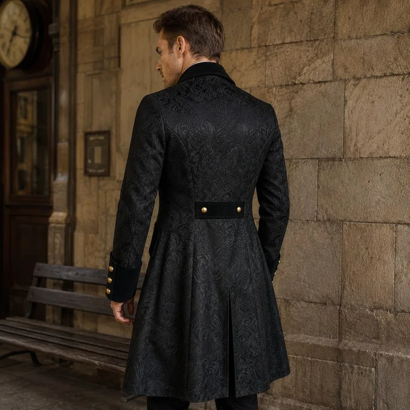 View 7 — Men’s Victorian steampunk jacket