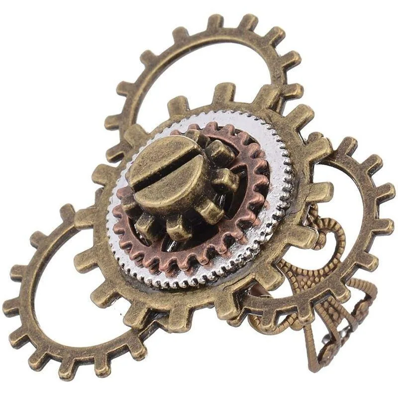 Steampunk ring — cog