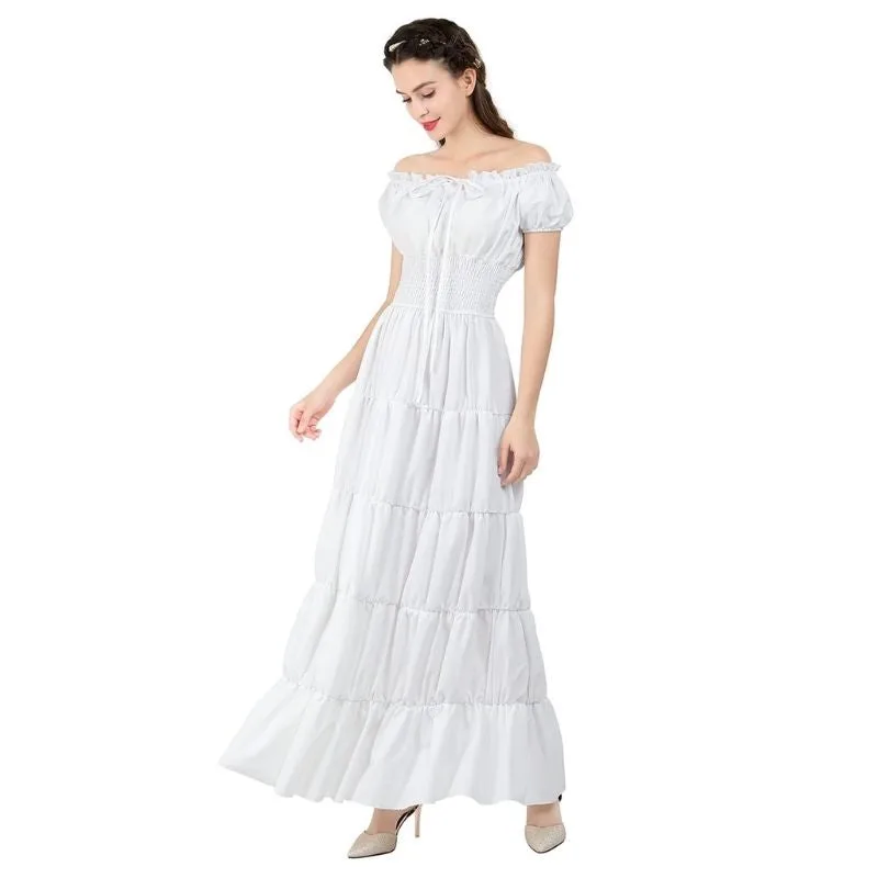 View 2 — Steampunk dress — white