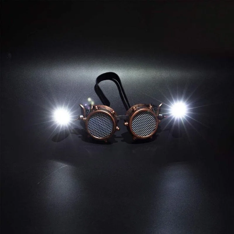 View 2 — Steampunk glasses — copper