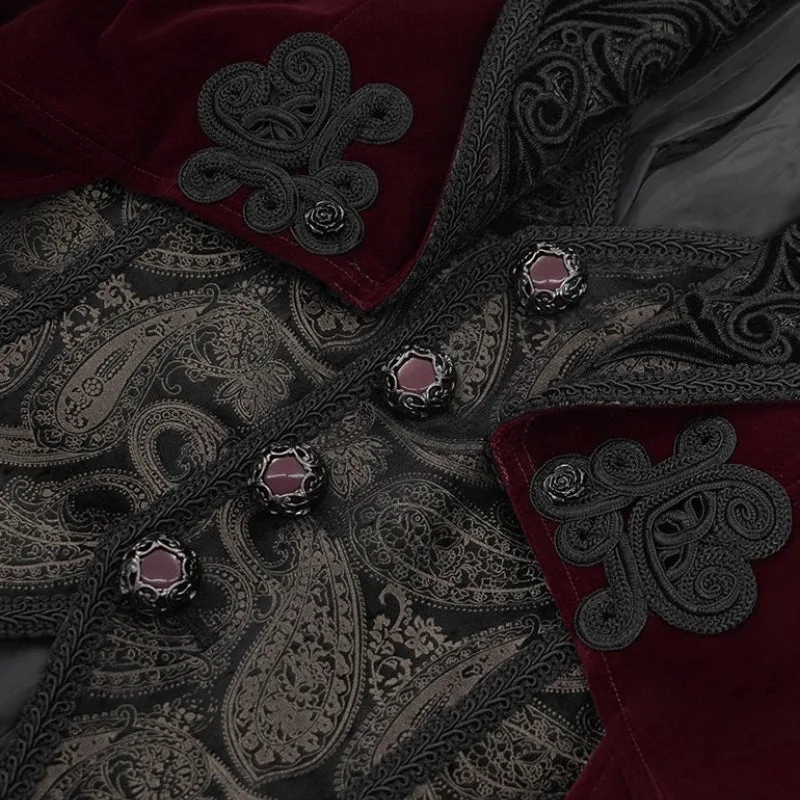 View 2 — Men’s steampunk frock coat — Coat