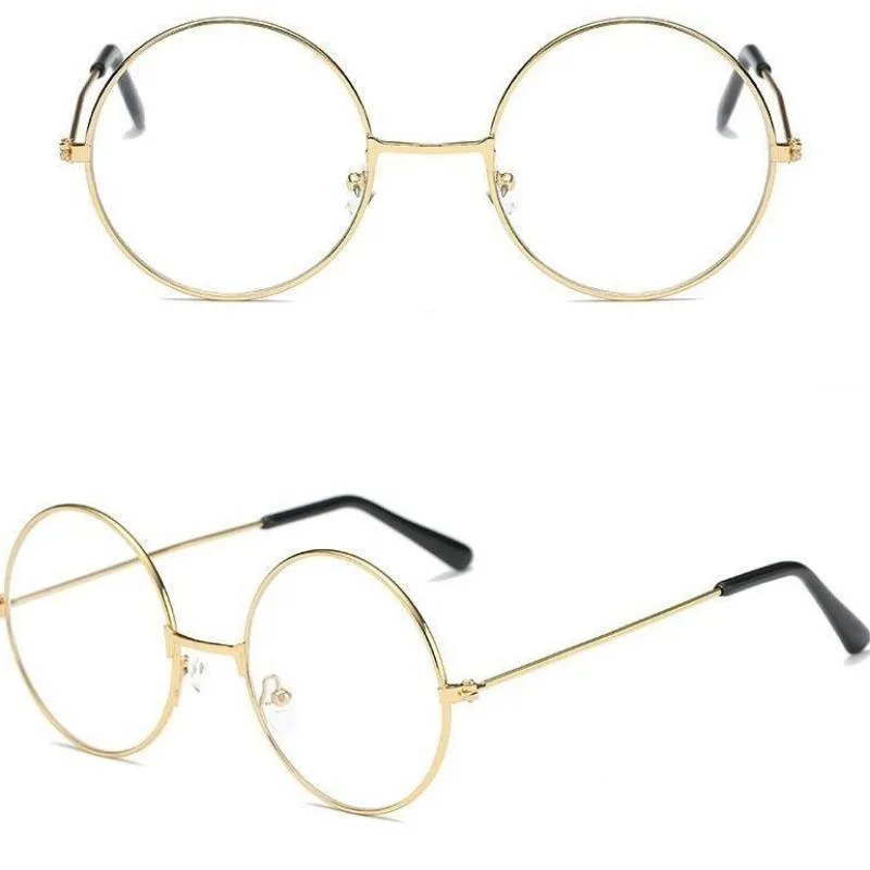 View 15 — Women’s vintage-style steampunk sunglasses — round