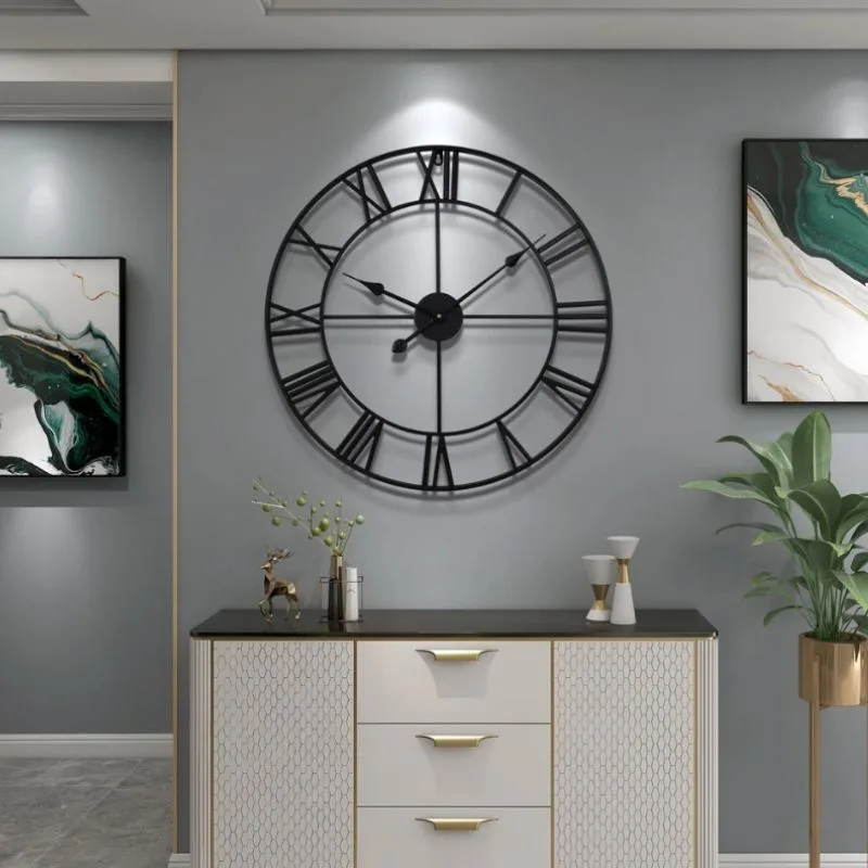 View 2 — Vintage-style steampunk clock — large size