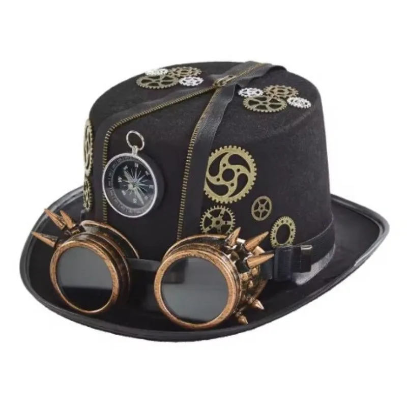 View 2 — Steampunk hat — revolutionary