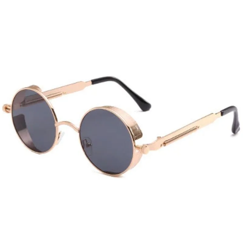 View 5 — Steampunk sunglasses — round metal