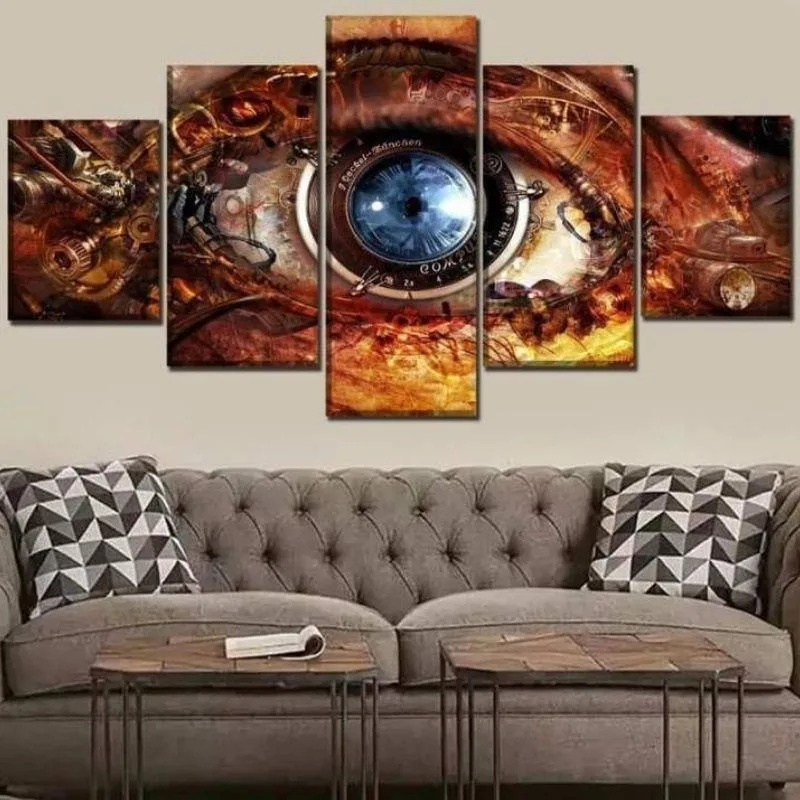 Steampunk wall art — eye