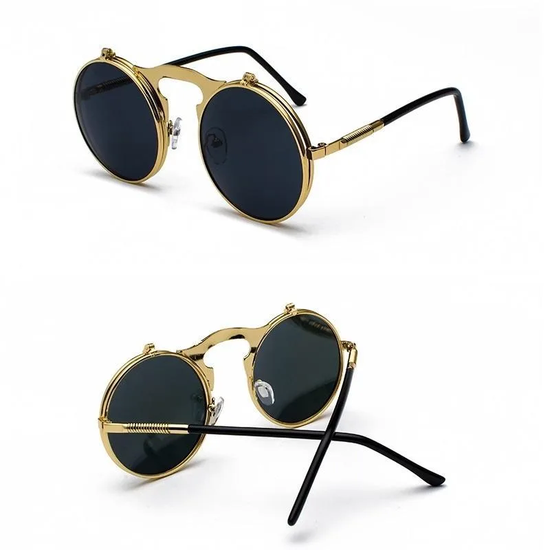 View 4 — Steampunk glasses — double glass