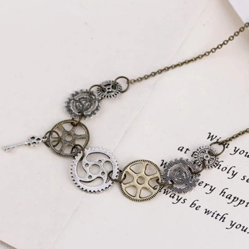 View 4 — Women’s steampunk necklace
