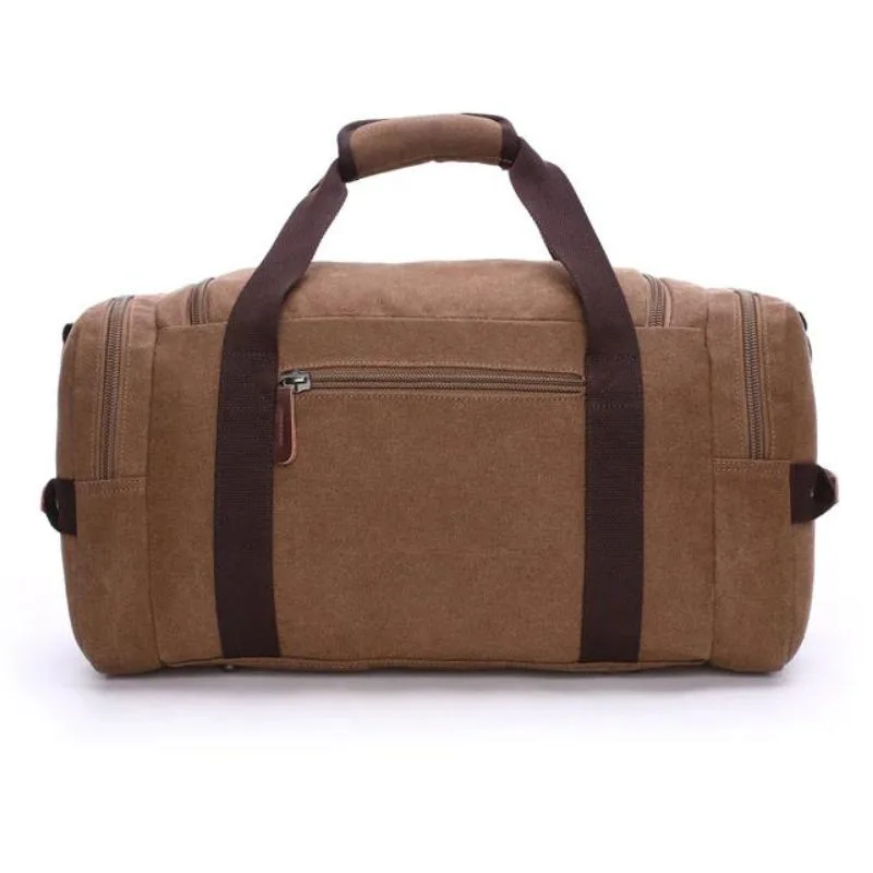 View 8 — Vintage-style steampunk bag — travel canvas