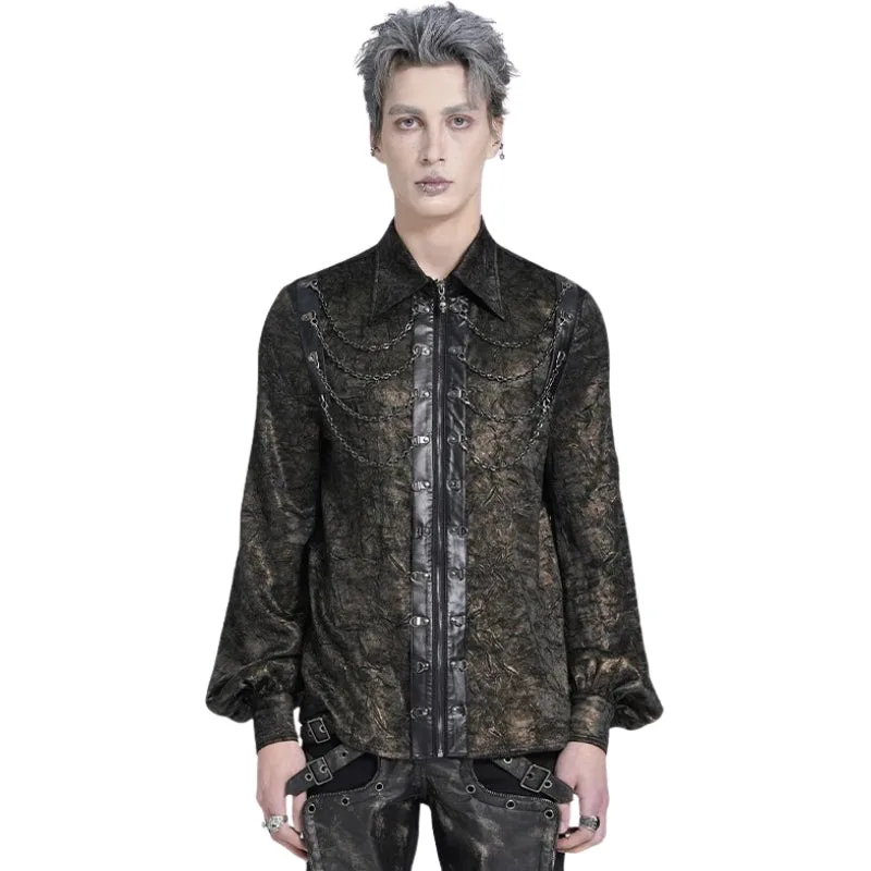 View 11 — Steampunk shirt — brown