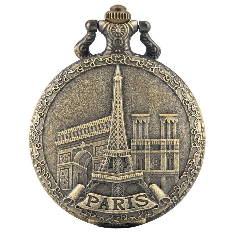 Steampunk pocket watch — Paris