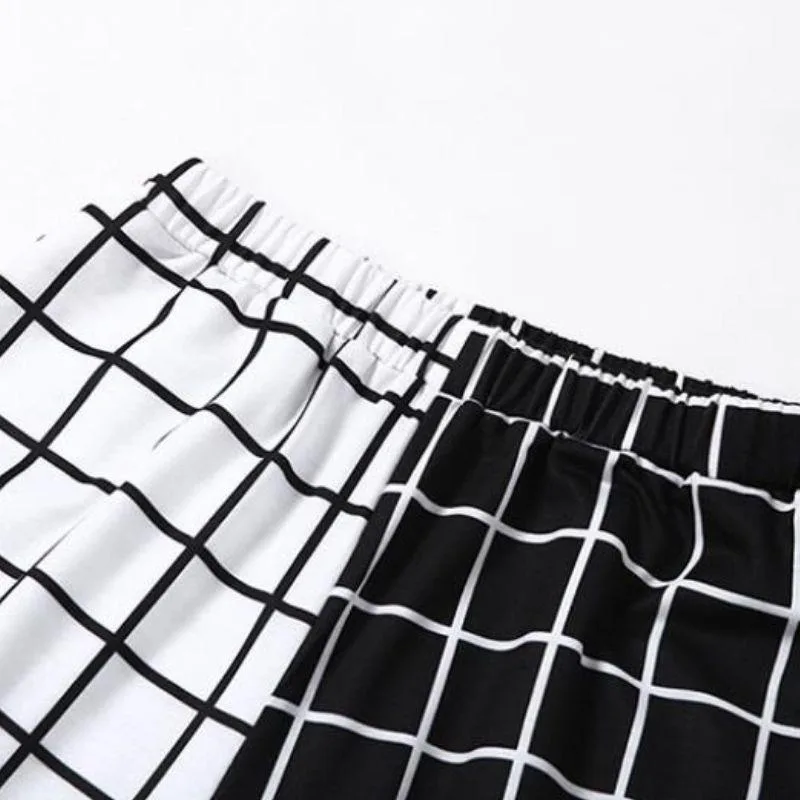 View 5 — Women’s gothic steampunk trousers — black and white