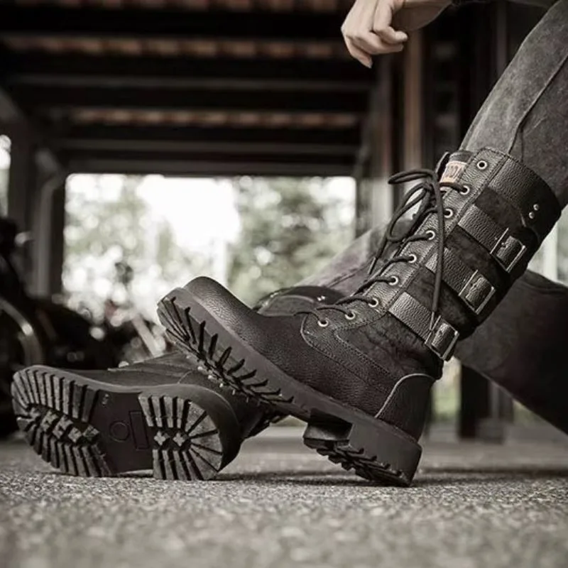 View 4 — Steampunk boots — motorcycle